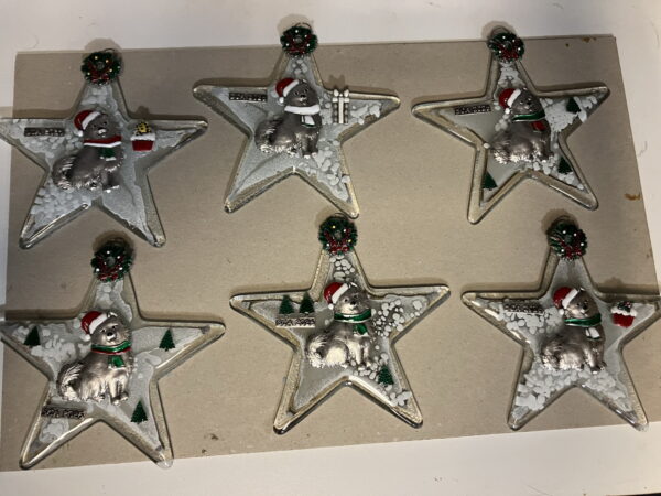 Mas-Forma Glass Star Christmas Ornament - Image 2