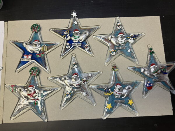 Mas-Forma Glass Star Christmas Ornament - Image 4