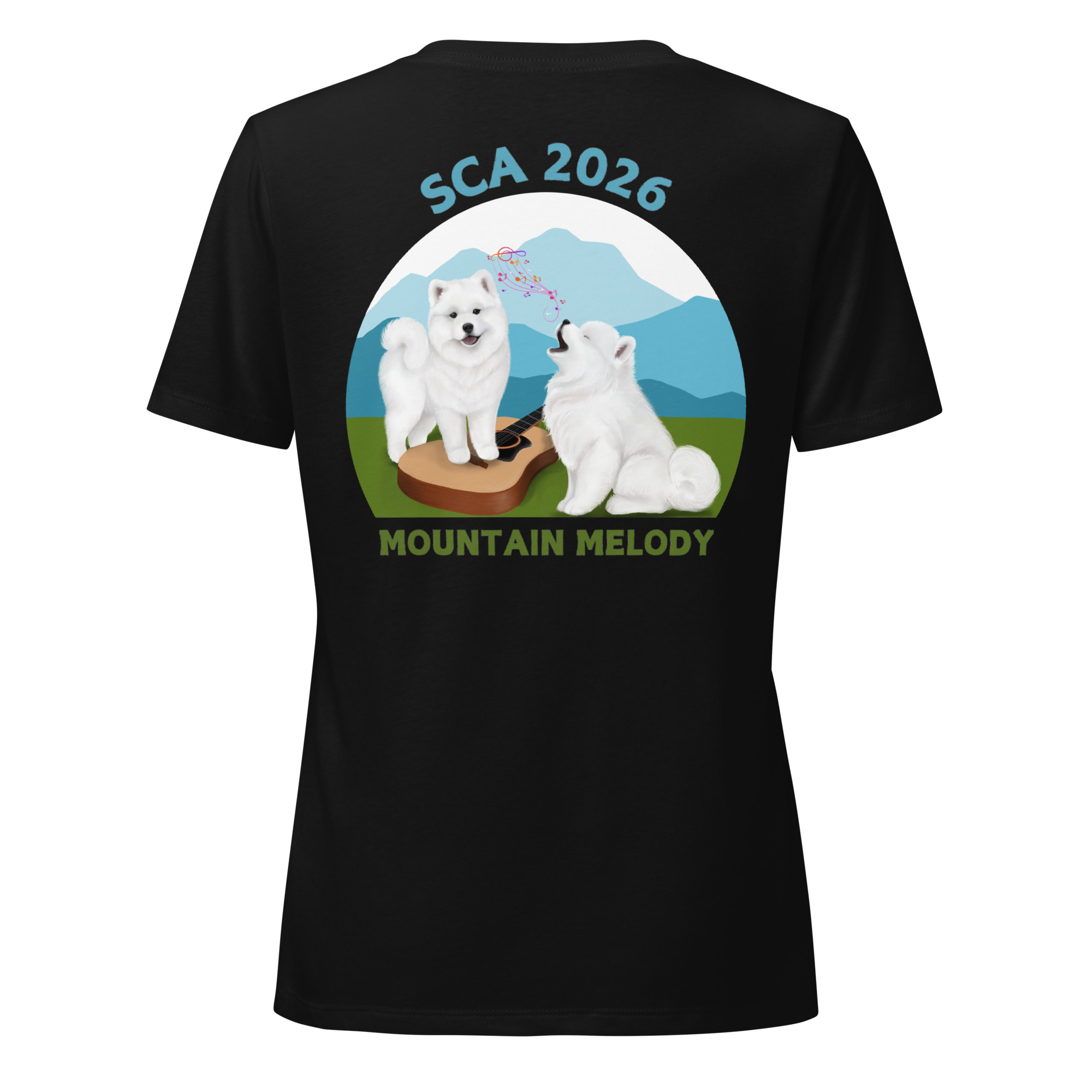 Bella + Canvas Women's V-Neck- Back Print Only 2026 Logo - Image 4