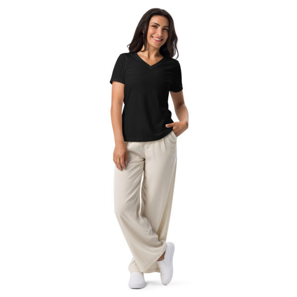 Bella + Canvas Women's V-Neck- Back Print Only 2026 Logo - Image 2