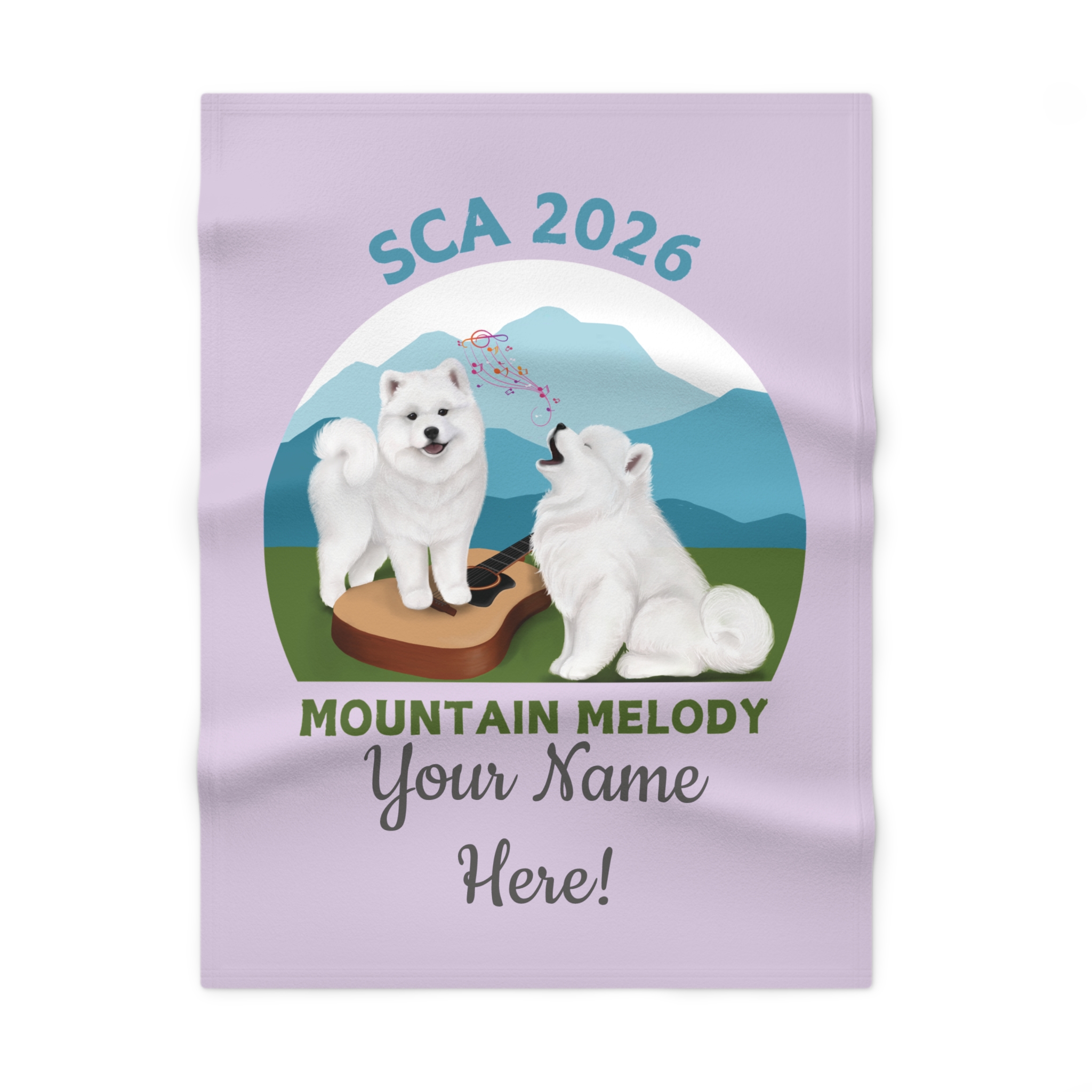 Baby Blanket- Cozy Fleece- SCA 2026 Logo *Personalizable* - Image 3