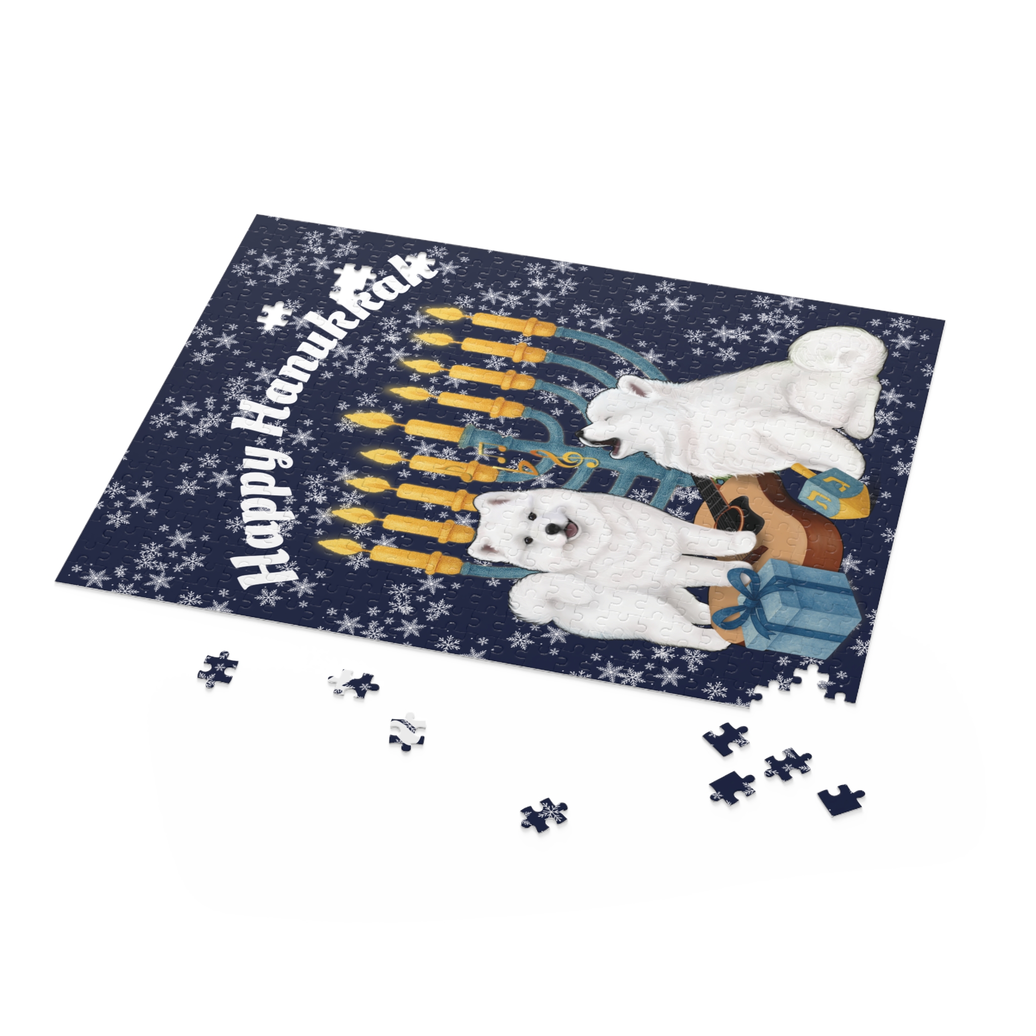Hanukkah Jigsaw Puzzle, 120; 252; or 500-Piece - Image 8