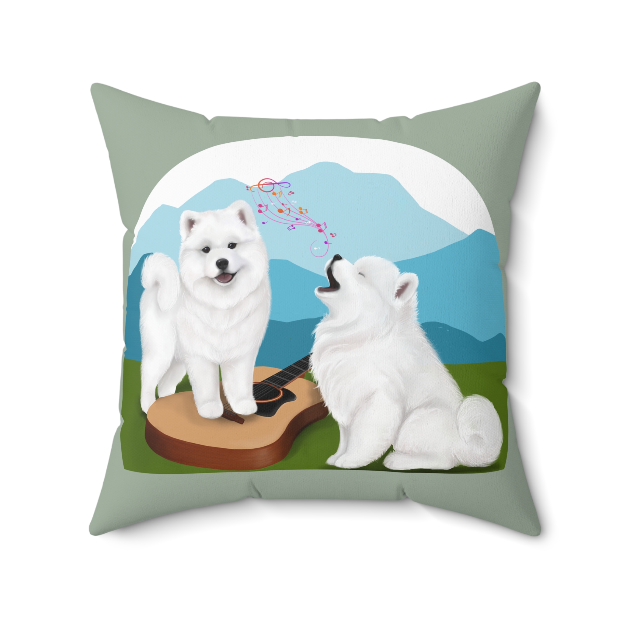 2026 Logo Pillow, Sage Green - Image 7