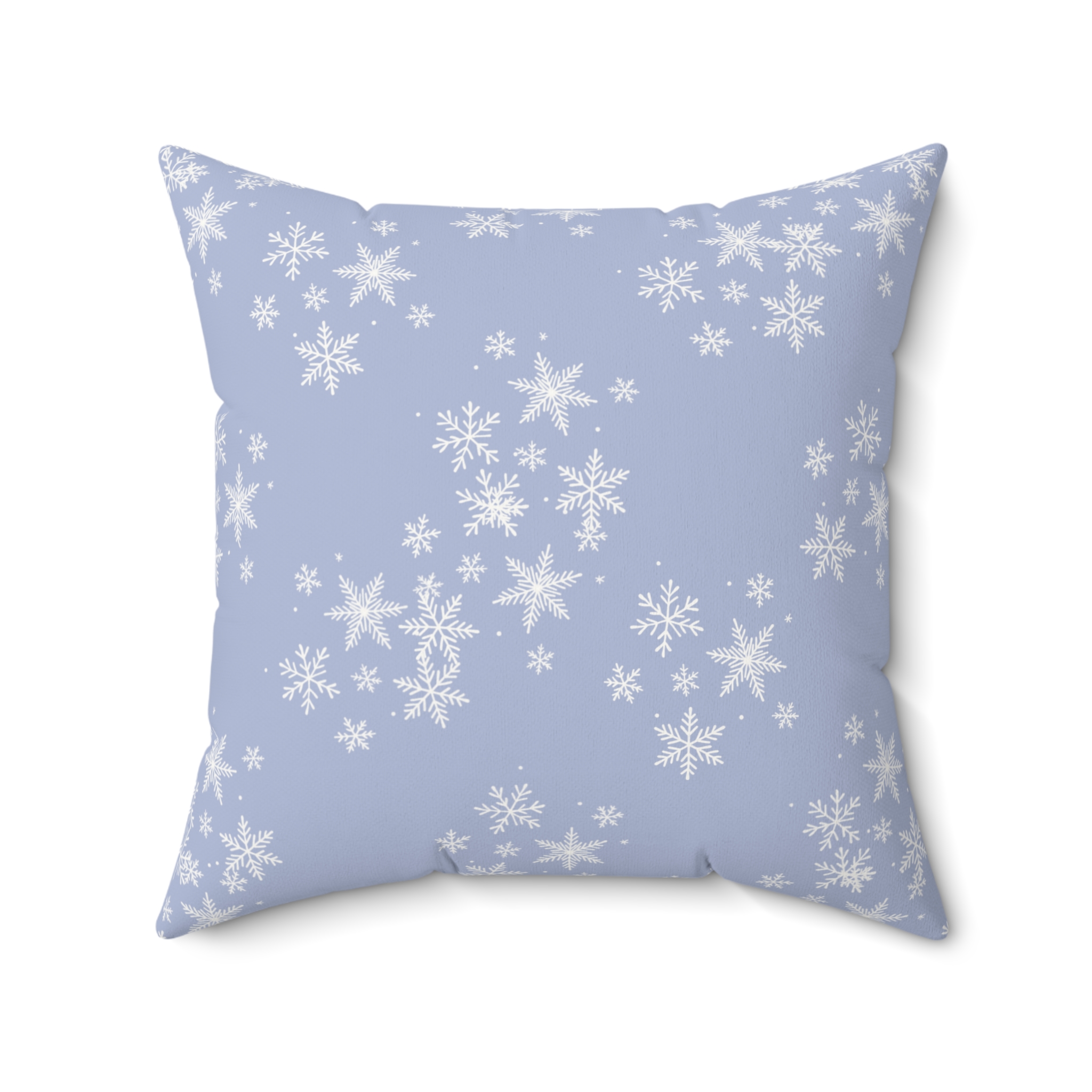 Hanukkah Samoyed Faux Suede Square Pillow- Ice Blue - Image 8