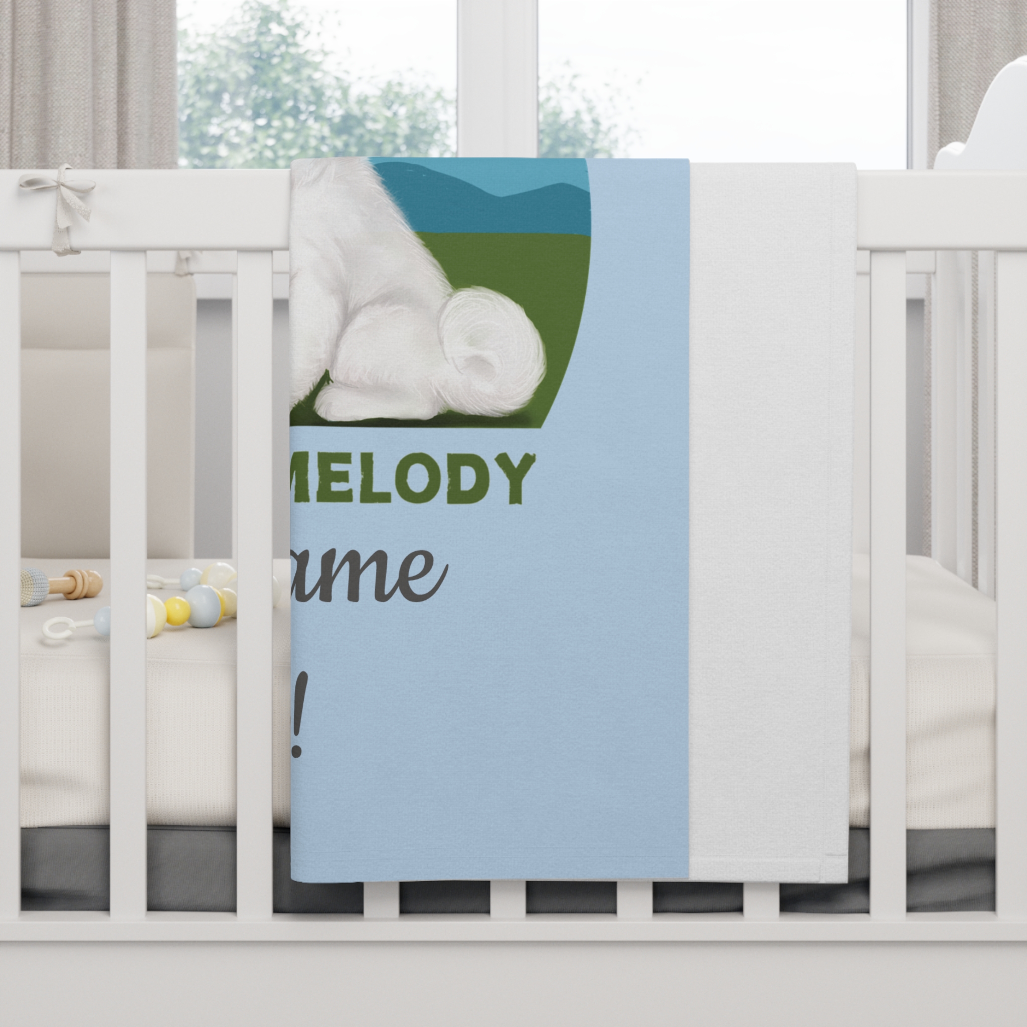 Baby Blanket- Cozy Fleece - SCA 2026 Logo *Personalizable* - Image 2