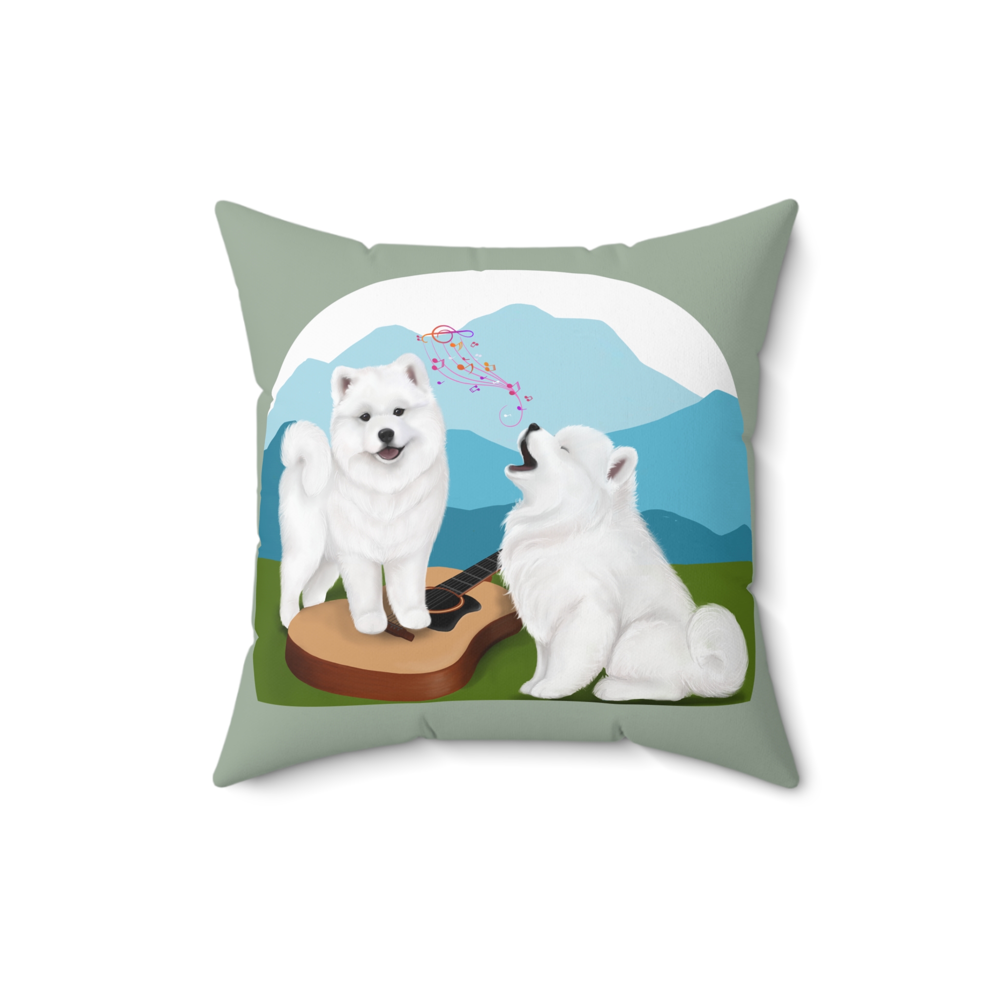 2026 Logo Pillow, Sage Green