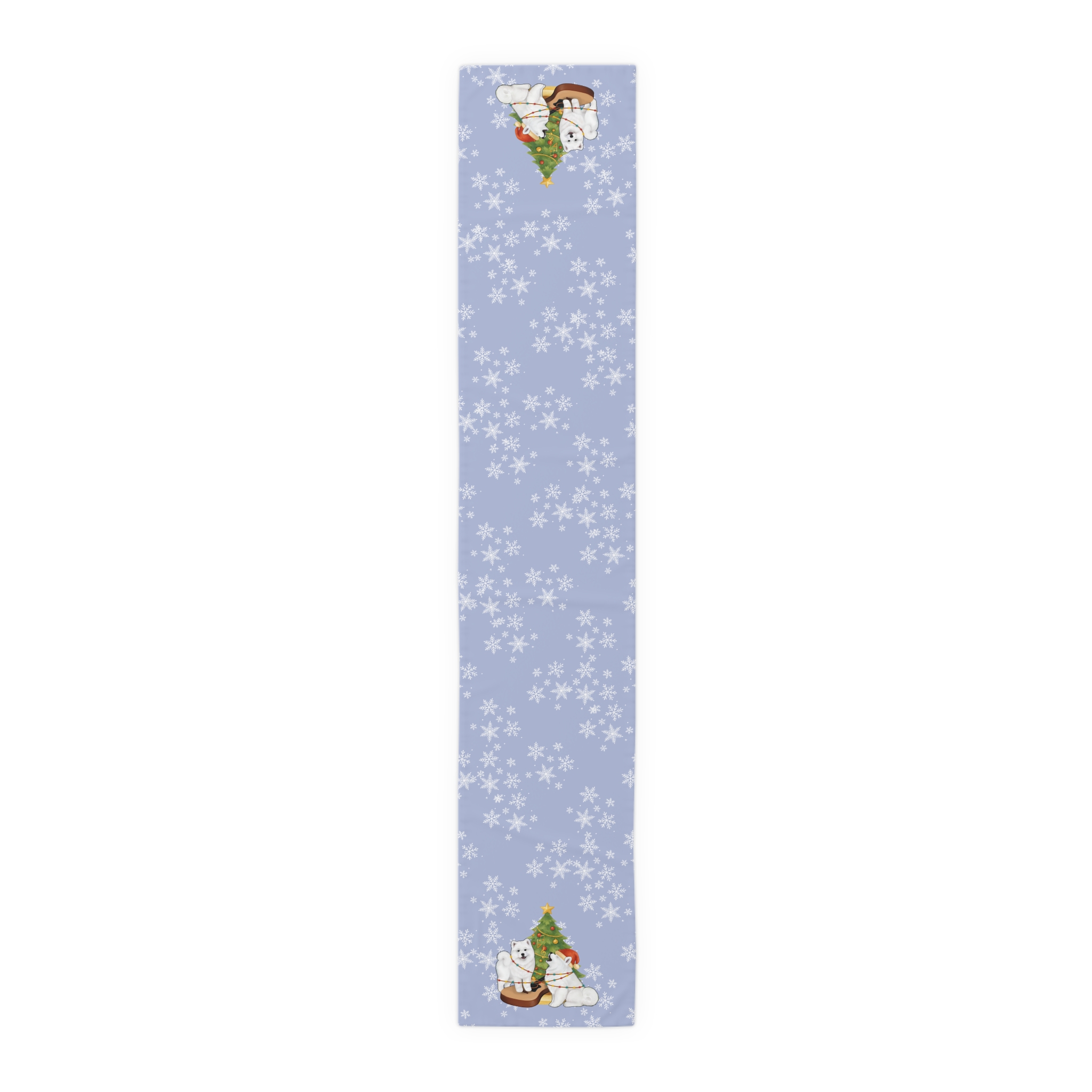 Christmas Table Runner - Ice Blue - Image 4