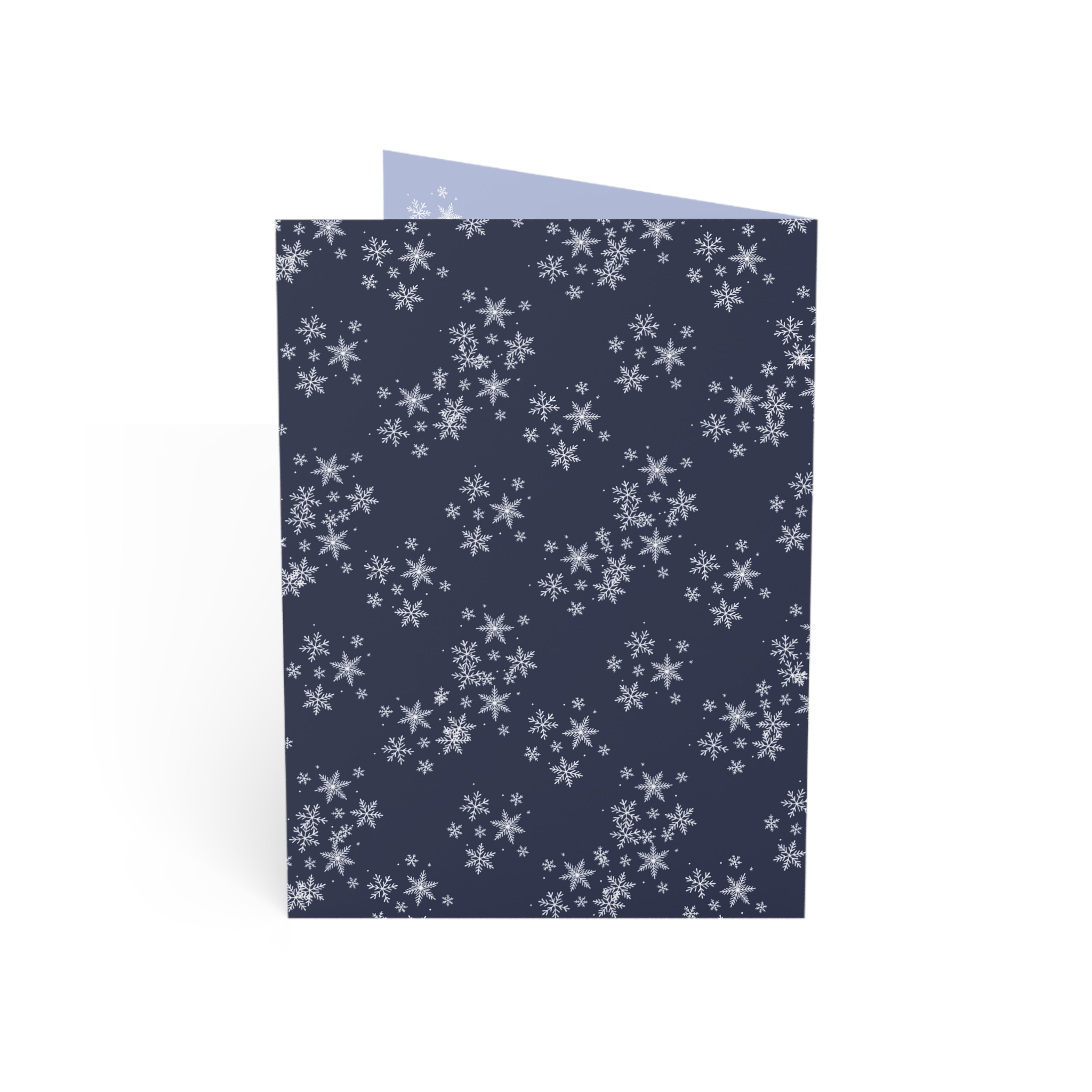 Hanukkah Snowflake Greeting Cards - Blue- (Pack of 1, 10, 30, 50) - Image 14