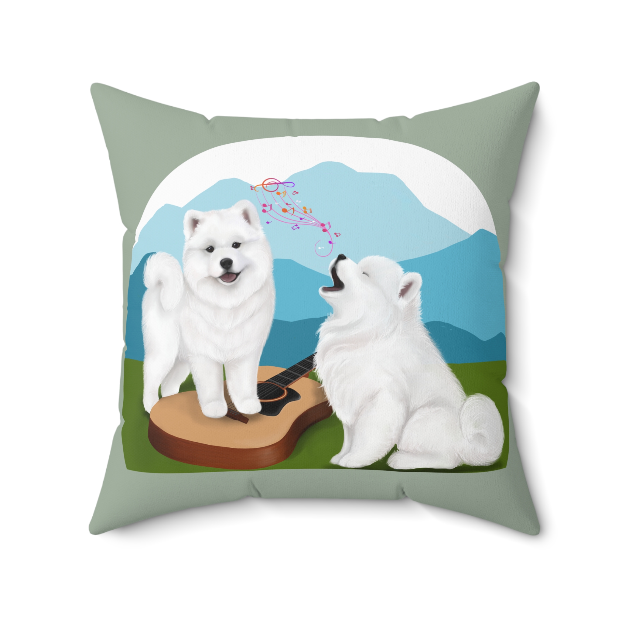 2026 Logo Pillow, Sage Green - Image 8