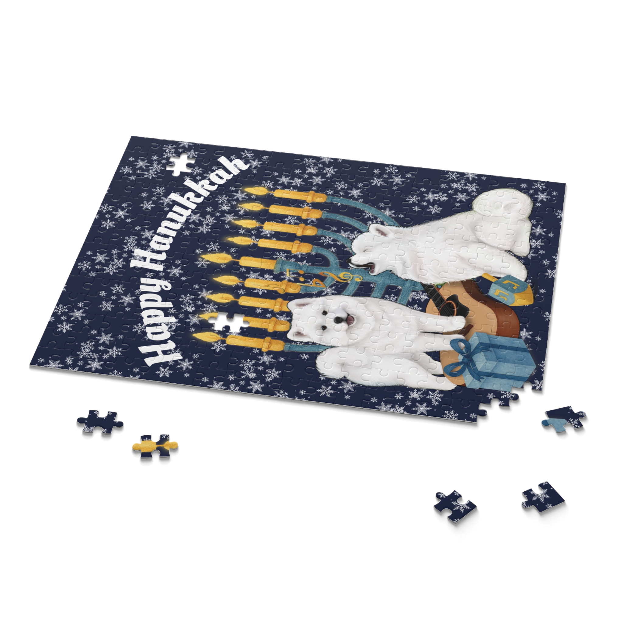 Hanukkah Jigsaw Puzzle, 120; 252; or 500-Piece - Image 5
