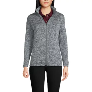 Lands' End Women's Regular Sweater Fleece Jacket