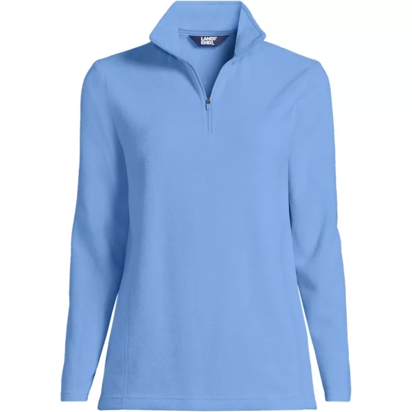 Lands' End Women's Plus Size Anyweather Fleece Quarter Zip Pullover