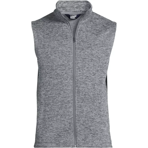 Lands' End Men's Sweater Fleece Vest - Image 2