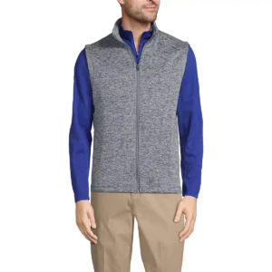Lands' End Men's Sweater Fleece Vest