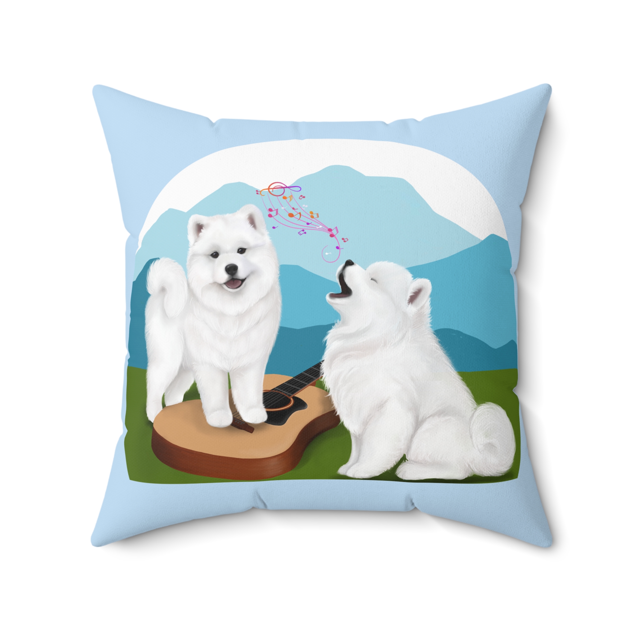 2026 Logo Pillow, Blue - Image 8