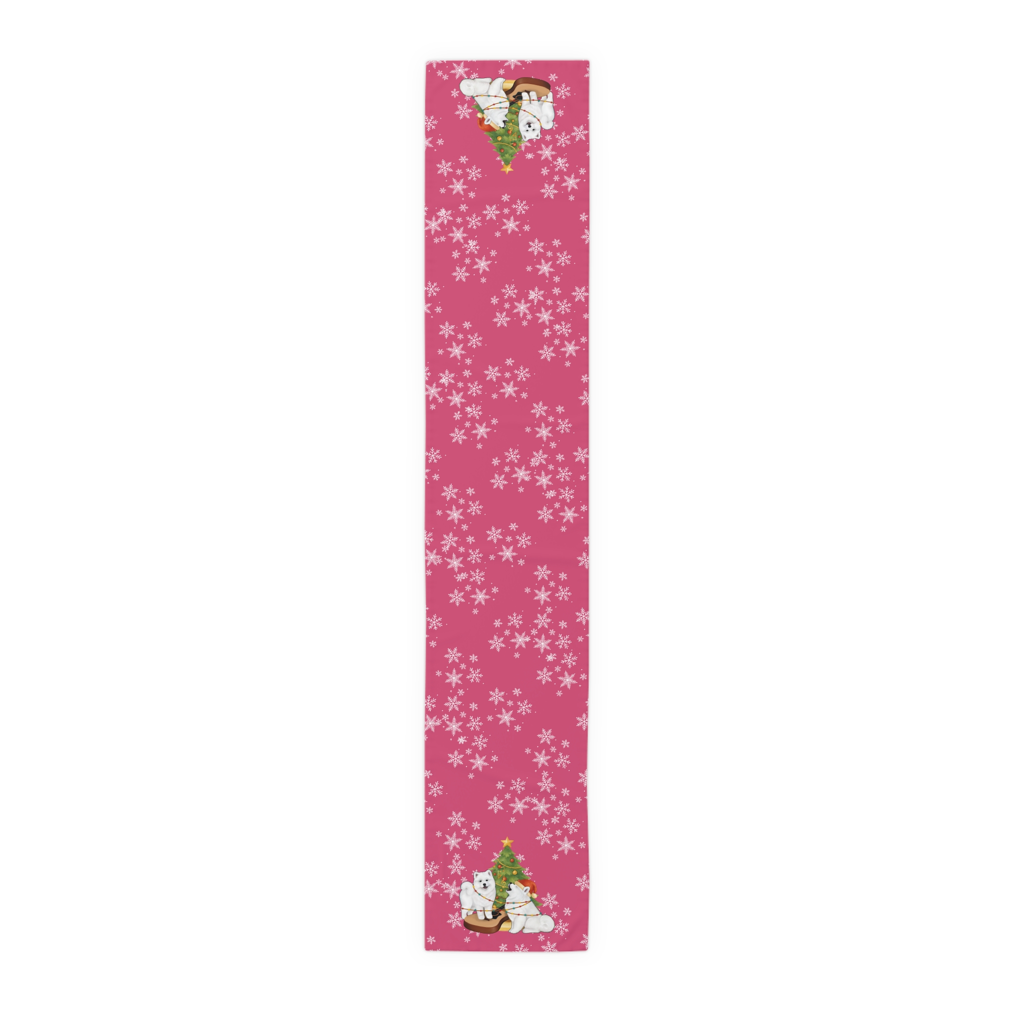 Christmas Table Runner - Pink - Image 4