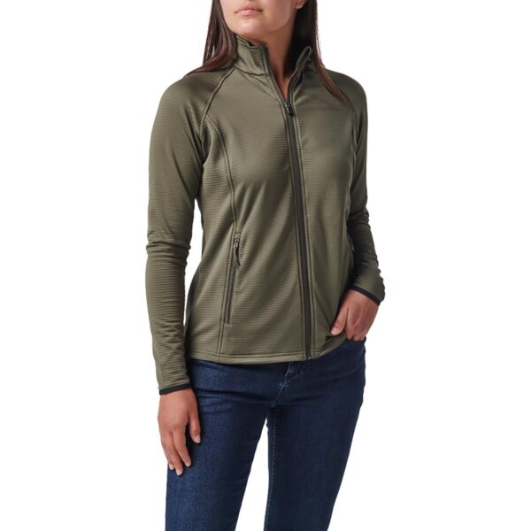 Embroidered 5.11 Women's Stratos Full Zip - Image 3