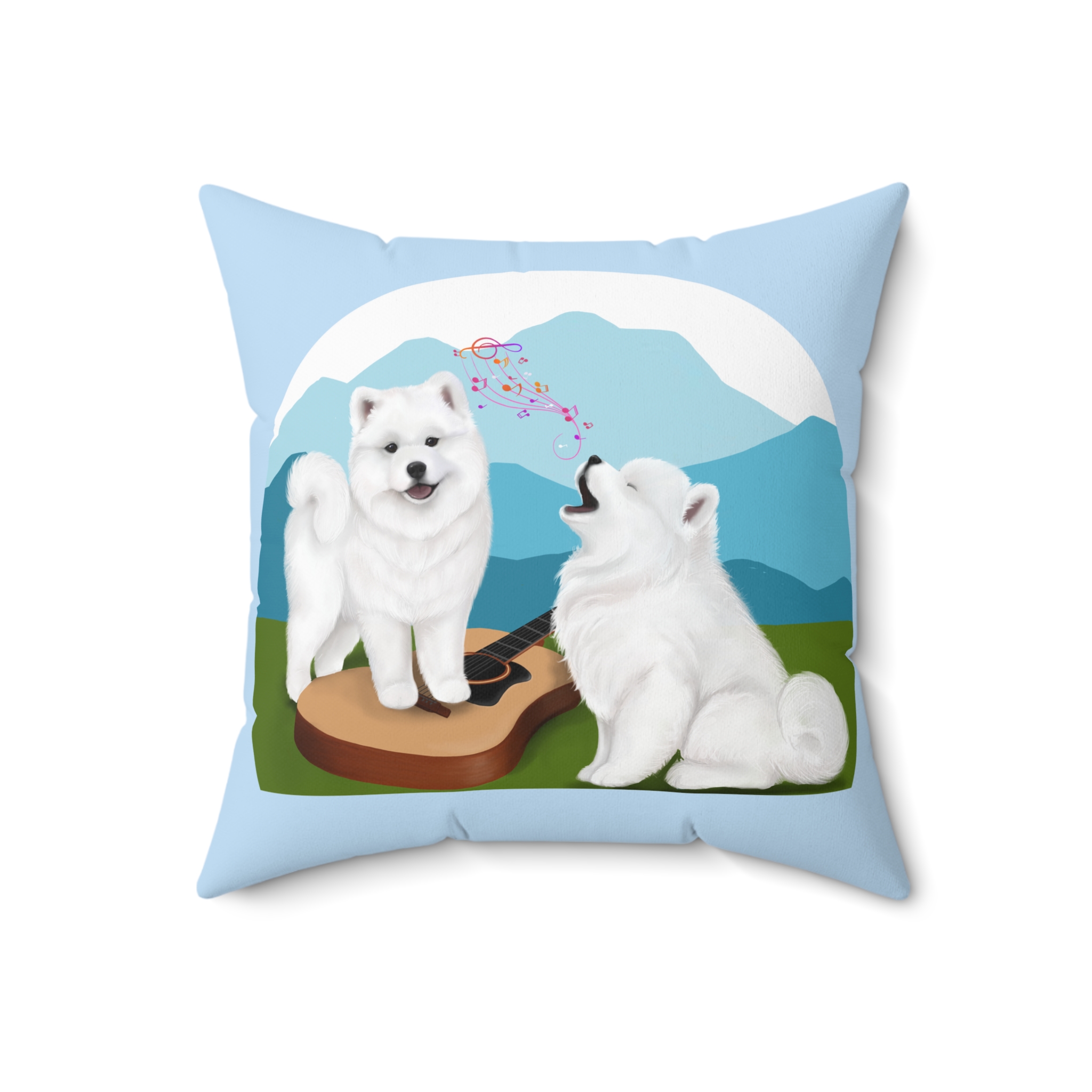 2026 Logo Pillow, Blue - Image 5