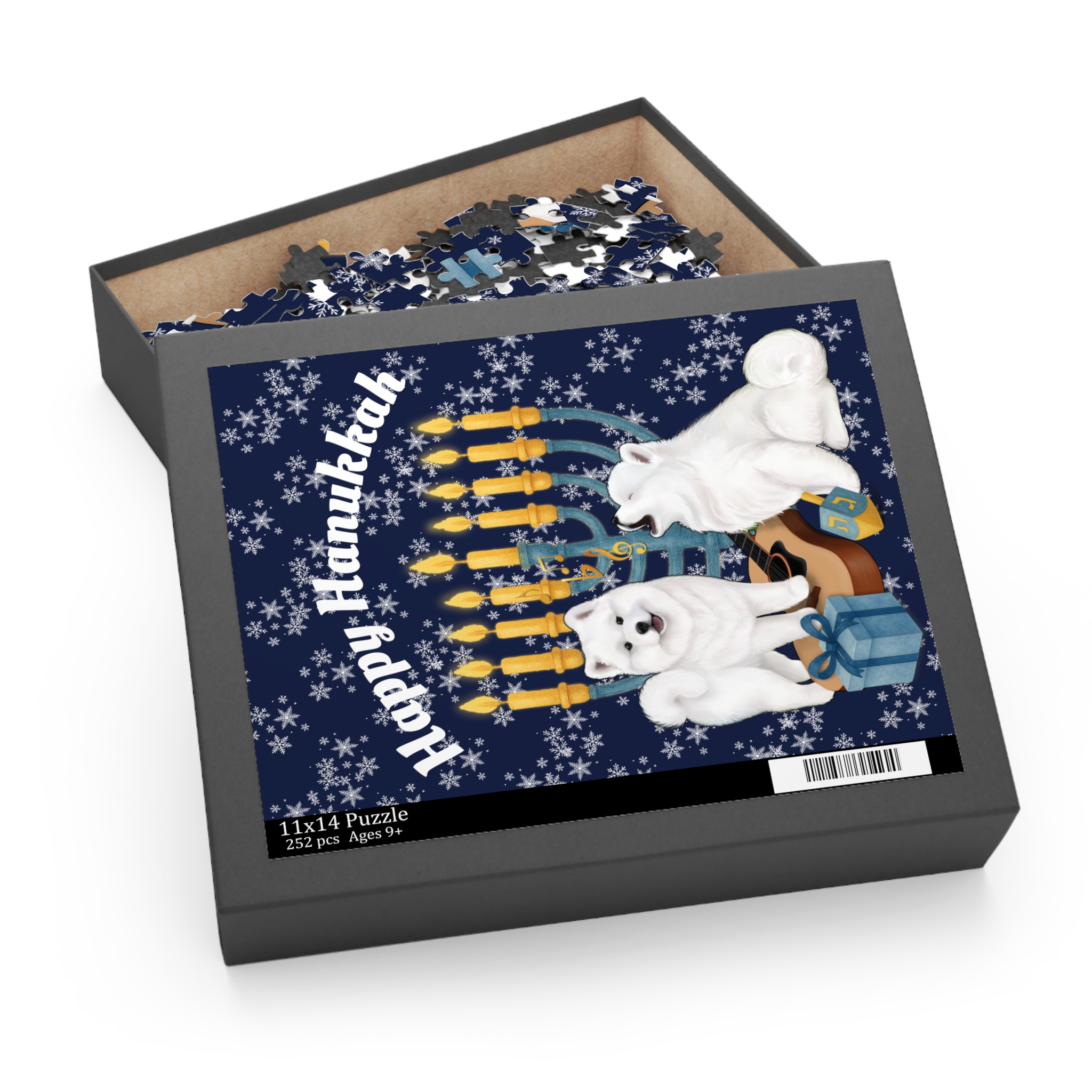Hanukkah Jigsaw Puzzle, 120; 252; or 500-Piece - Image 4