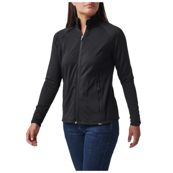 Embroidered 5.11 Women's Stratos Full Zip - Image 2