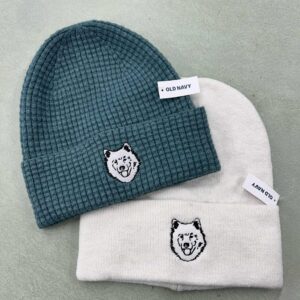 *Limited Edition* Samoyed Embroidered Beanie