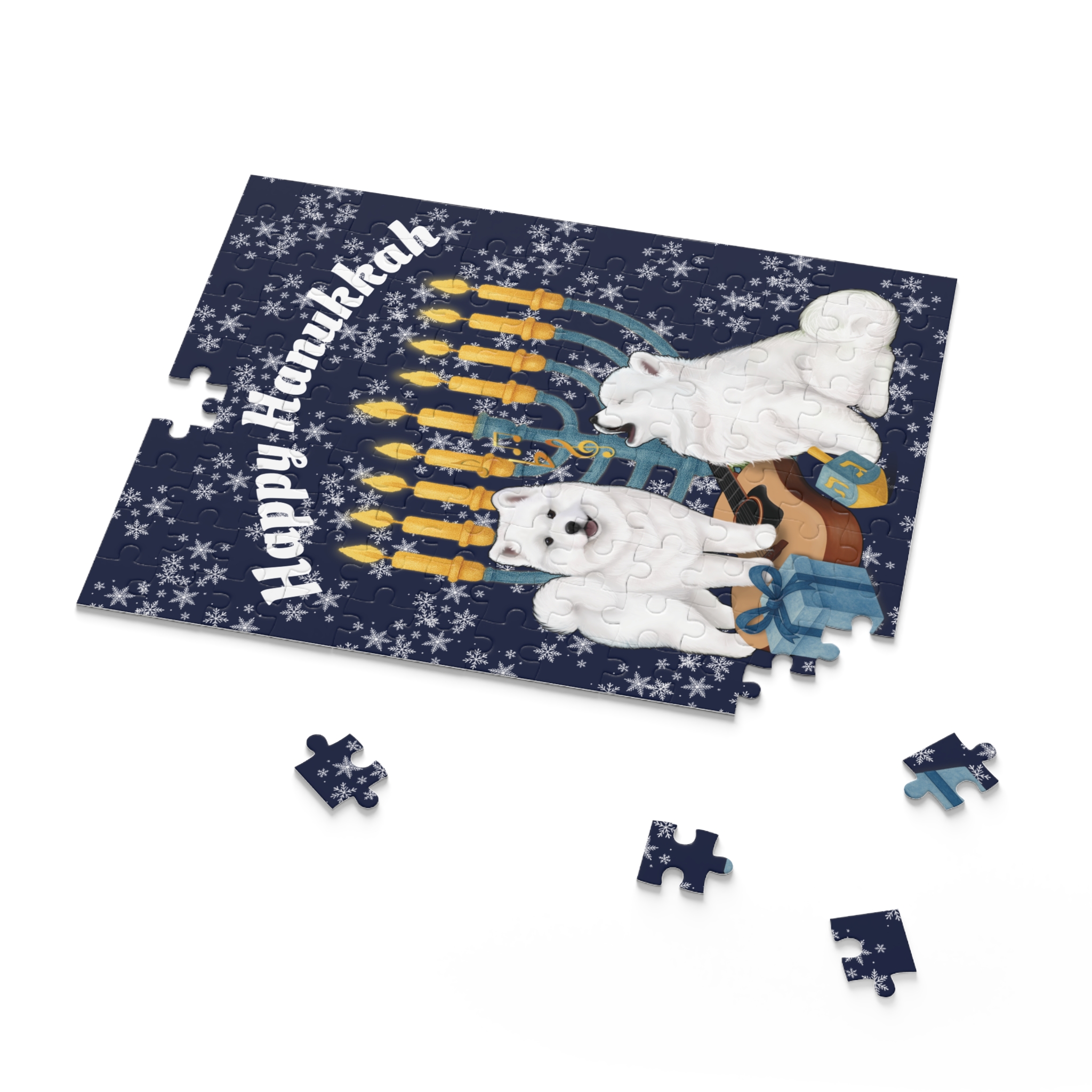 Hanukkah Jigsaw Puzzle, 120; 252; or 500-Piece