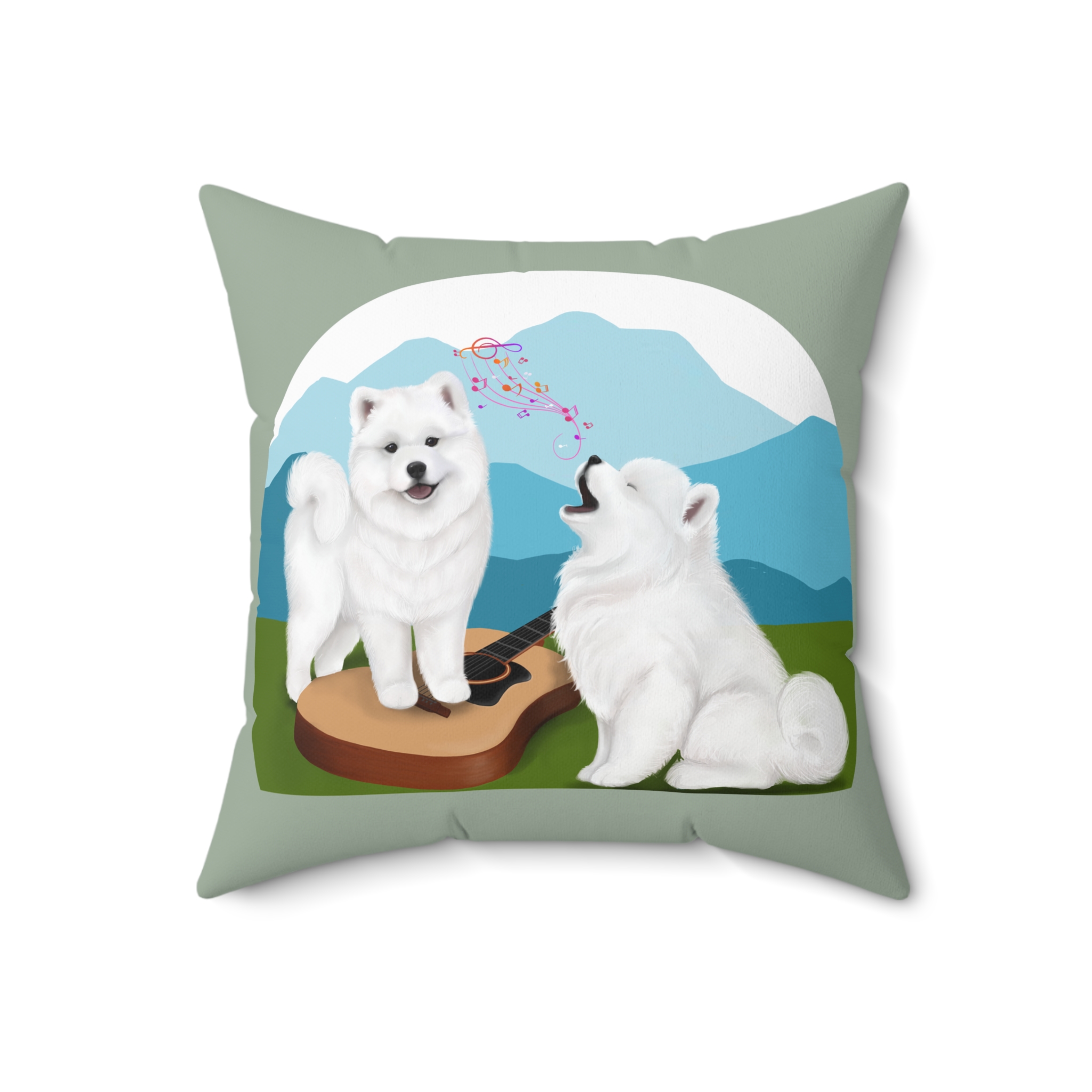2026 Logo Pillow, Sage Green - Image 5