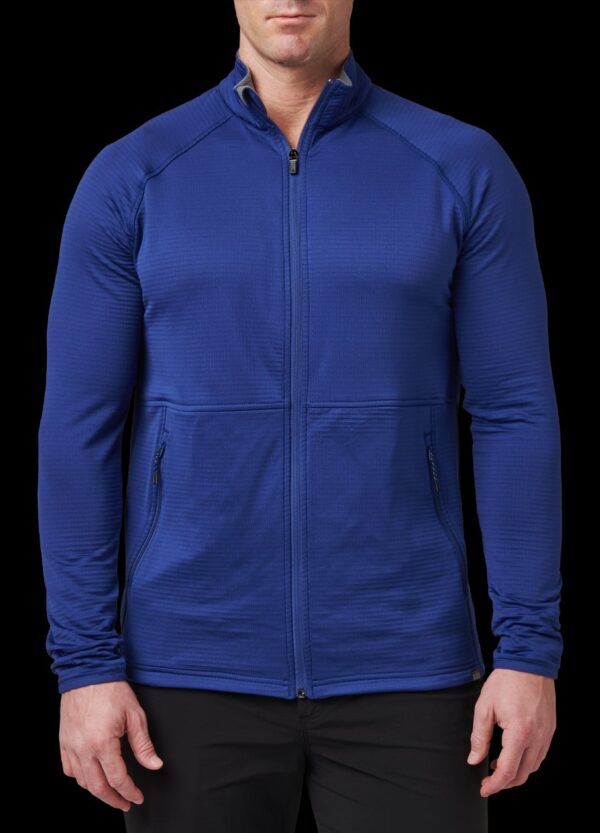 Embroidered 5.11 Men's Stratos Full Zip - Image 4