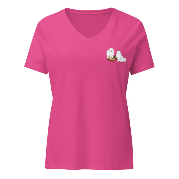 Bella + Canvas Women's V-Neck- Front and Back Print 2026 Logo - Image 3