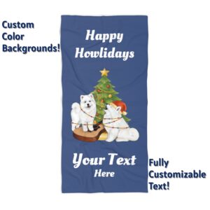 Christmas Beach Towel - *Free Personalization*