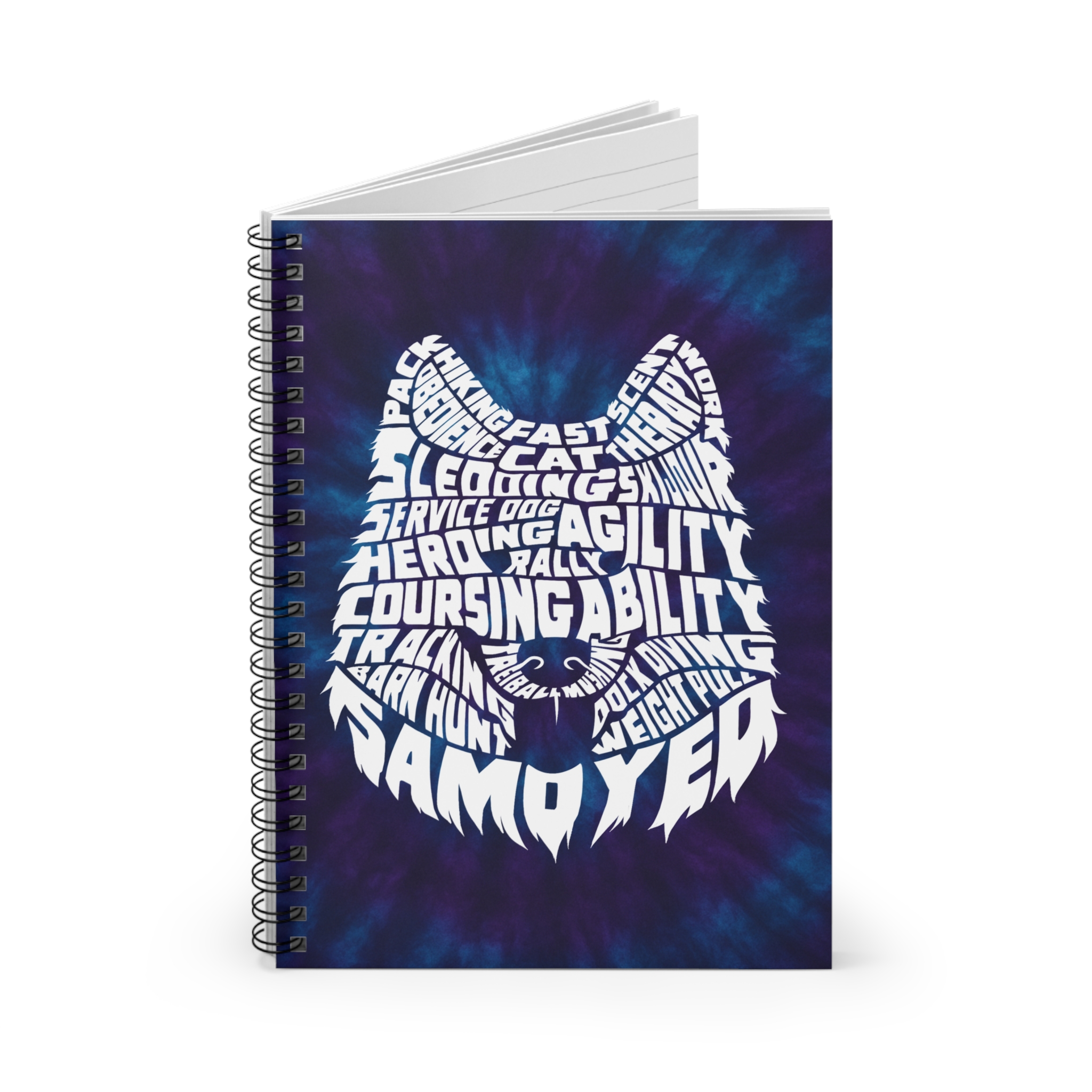 Samoyed Versatility Spiral Notebook