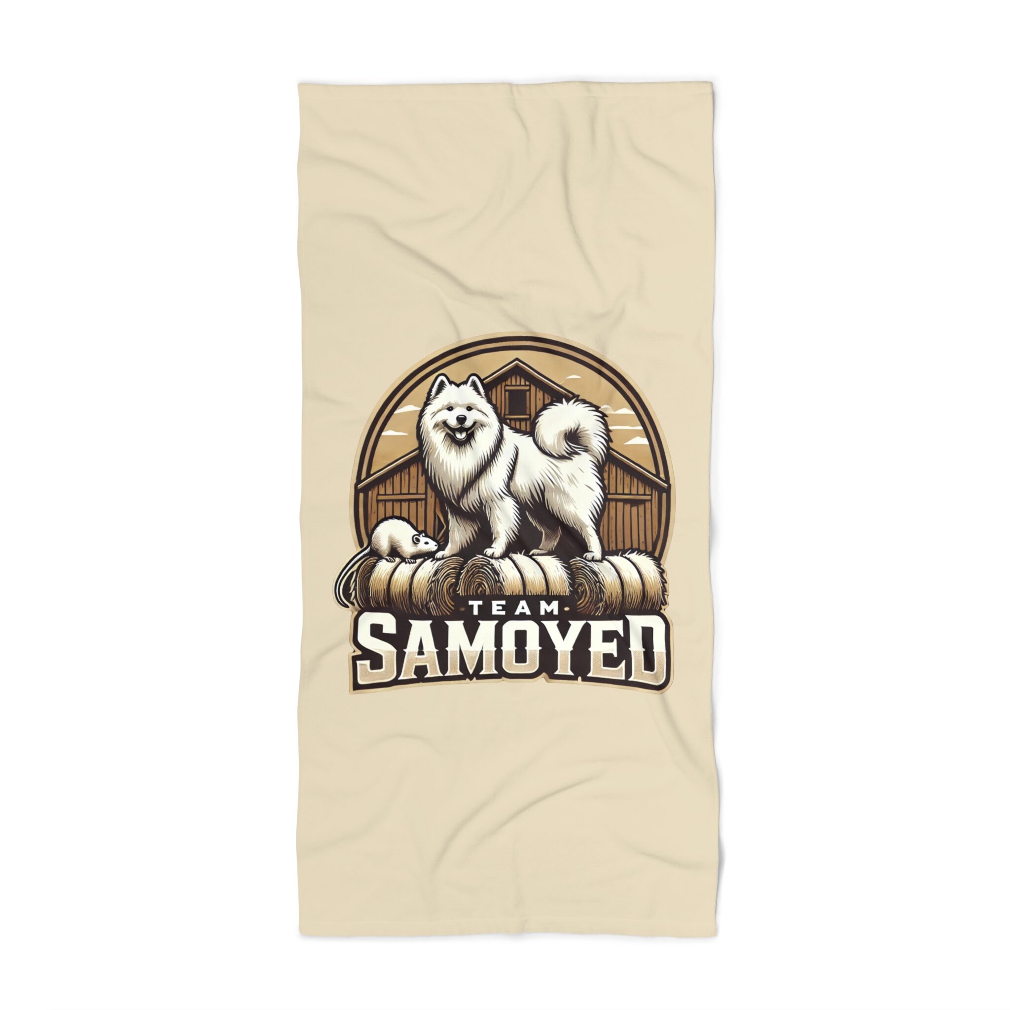 Team Samoyed-Barn Hunt- Beach Towel