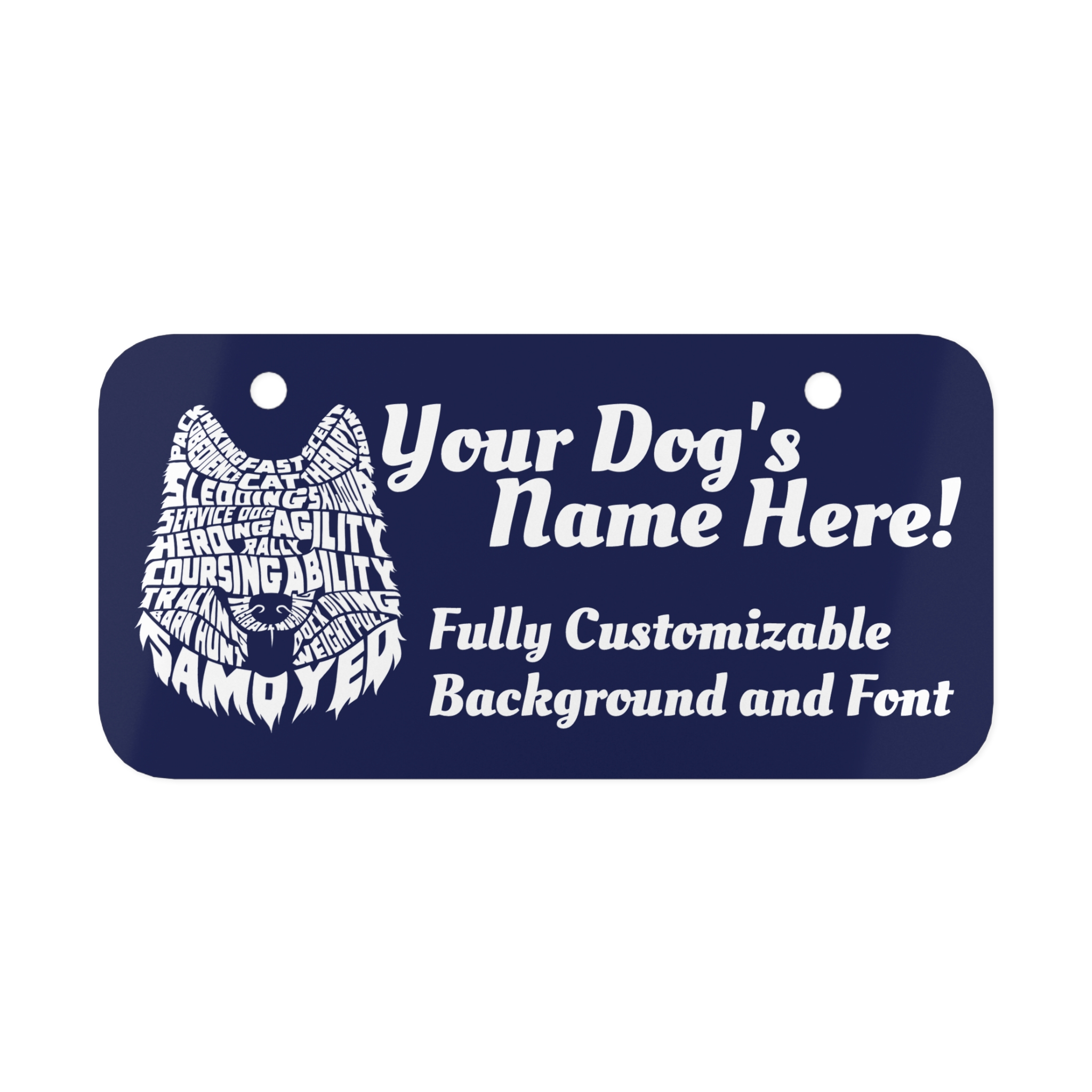 Metal Crate Tag- Fully Customizable!