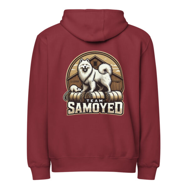 Team Samoyed- Barn Hunt- Lane Seven Premium full zip hoodie - Image 8