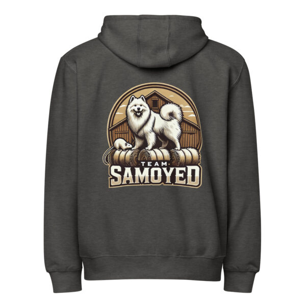 Team Samoyed- Barn Hunt- Lane Seven Premium full zip hoodie - Image 9