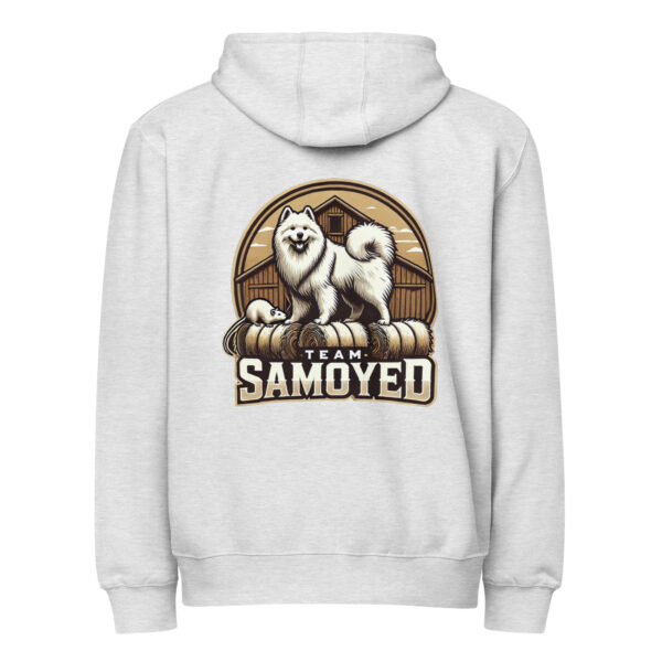 Team Samoyed- Barn Hunt- Lane Seven Premium full zip hoodie - Image 10