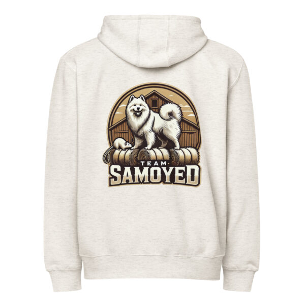 Team Samoyed- Barn Hunt- Lane Seven Premium full zip hoodie - Image 11