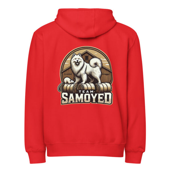 Team Samoyed- Barn Hunt- Lane Seven Premium full zip hoodie - Image 12