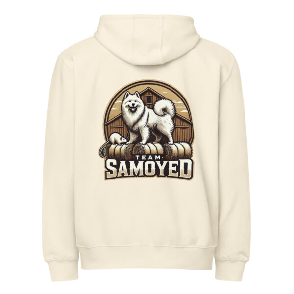 Team Samoyed- Barn Hunt- Lane Seven Premium full zip hoodie - Image 13