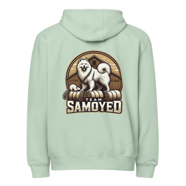 Team Samoyed- Barn Hunt- Lane Seven Premium full zip hoodie - Image 14