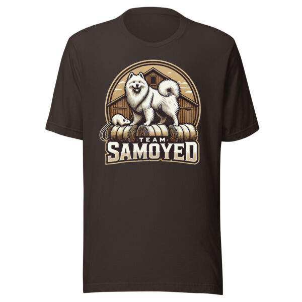Team Samoyed- Barn Hunt Bella and Canvas Unisex t-shirt - Image 2