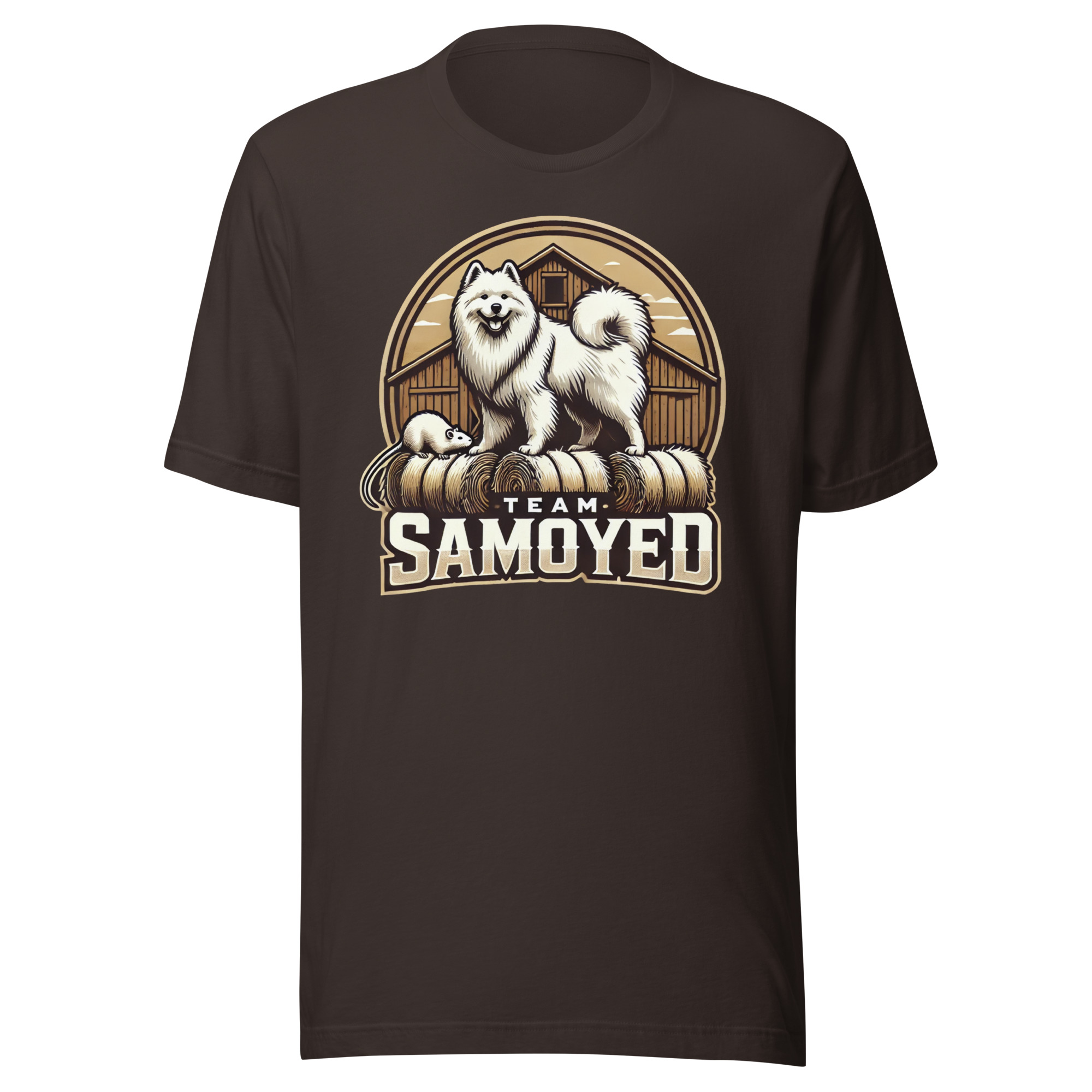 Team Samoyed- Barn Hunt Bella and Canvas Unisex t-shirt - Image 2