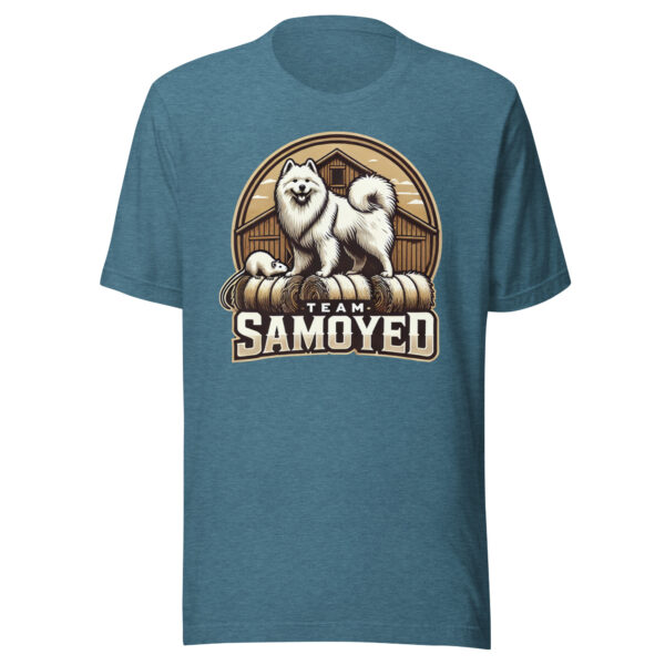 Team Samoyed- Barn Hunt Bella and Canvas Unisex t-shirt - Image 5