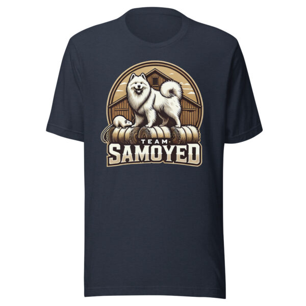Team Samoyed- Barn Hunt Bella and Canvas Unisex t-shirt - Image 3