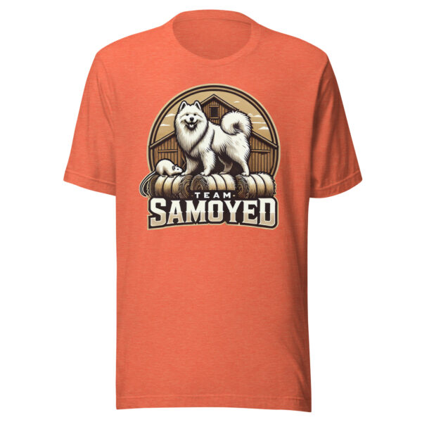 Team Samoyed- Barn Hunt Bella and Canvas Unisex t-shirt - Image 8