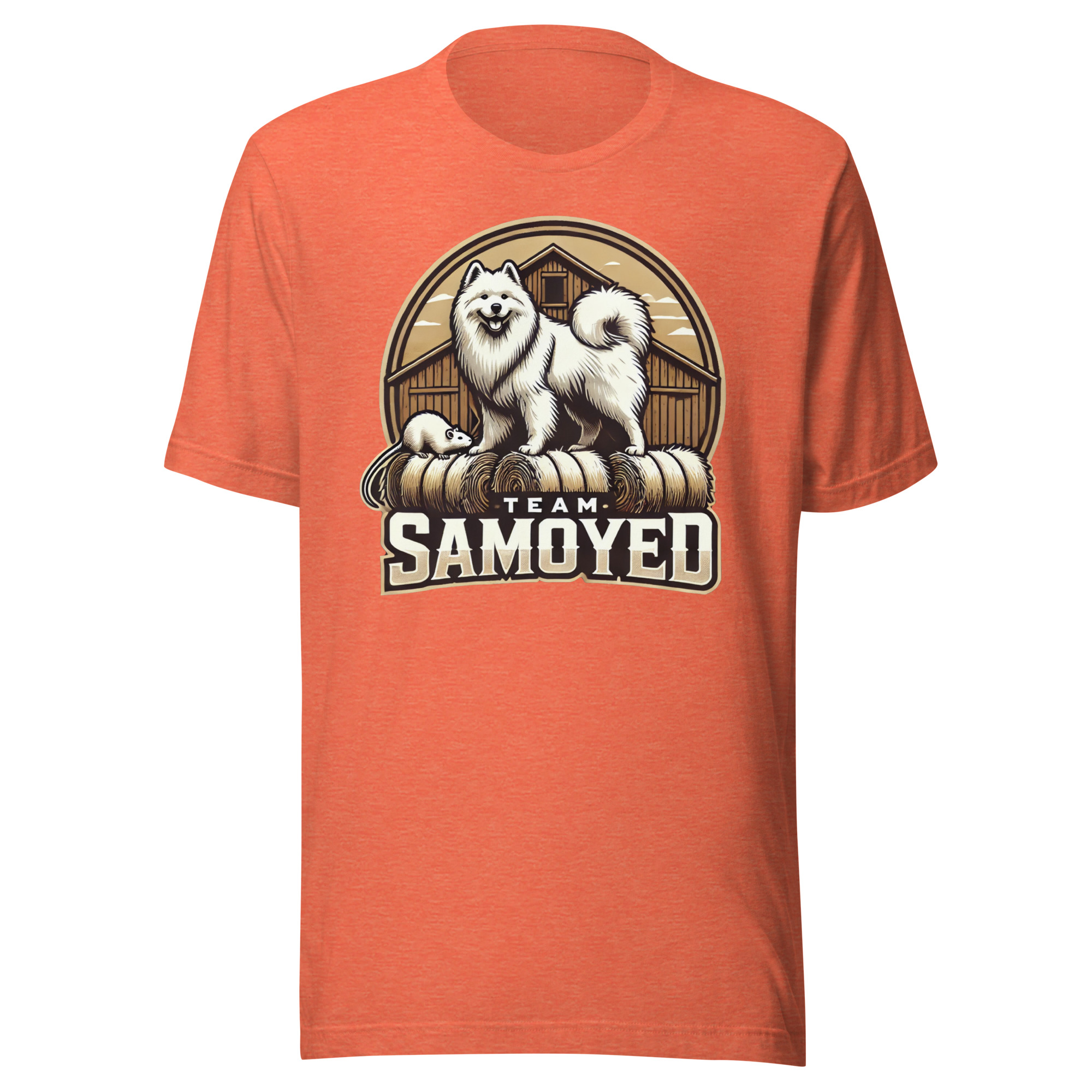 Team Samoyed- Barn Hunt Bella and Canvas Unisex t-shirt - Image 8