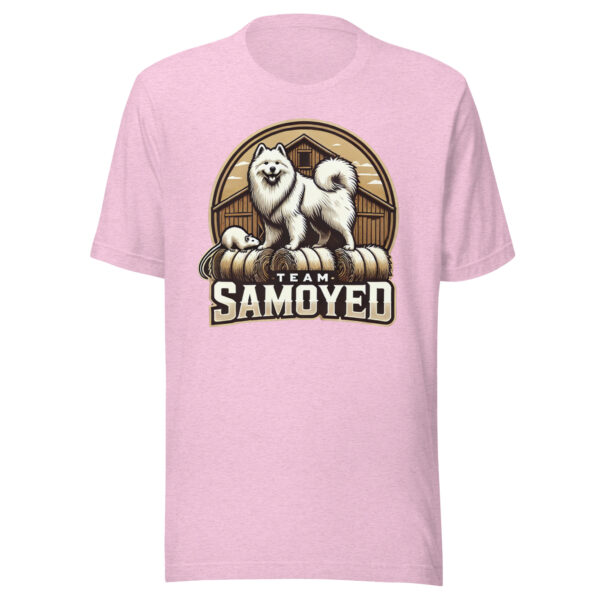 Team Samoyed- Barn Hunt Bella and Canvas Unisex t-shirt - Image 9