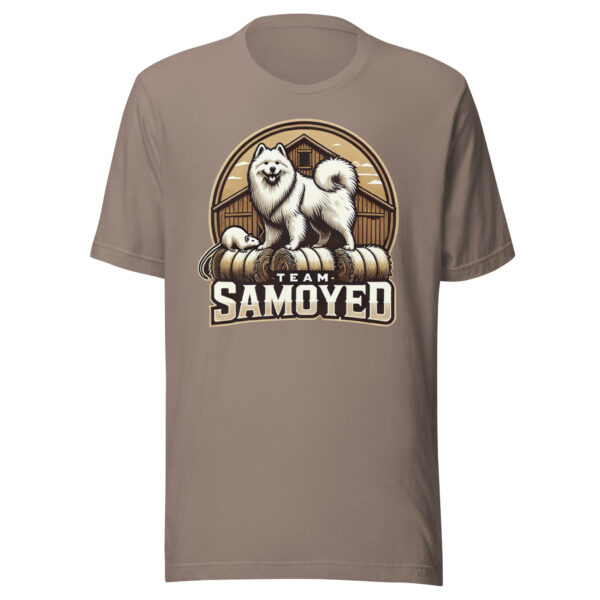 Team Samoyed- Barn Hunt Bella and Canvas Unisex t-shirt - Image 7