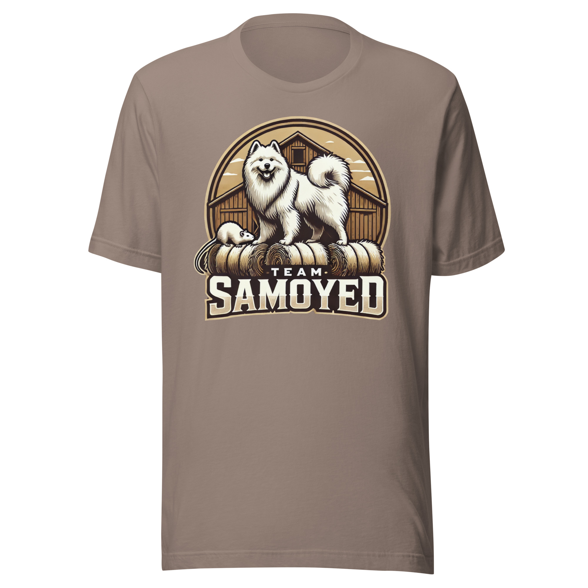 Team Samoyed- Barn Hunt Bella and Canvas Unisex t-shirt - Image 7