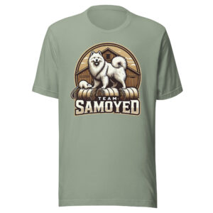 Team Samoyed- Barn Hunt Bella and Canvas Unisex t-shirt